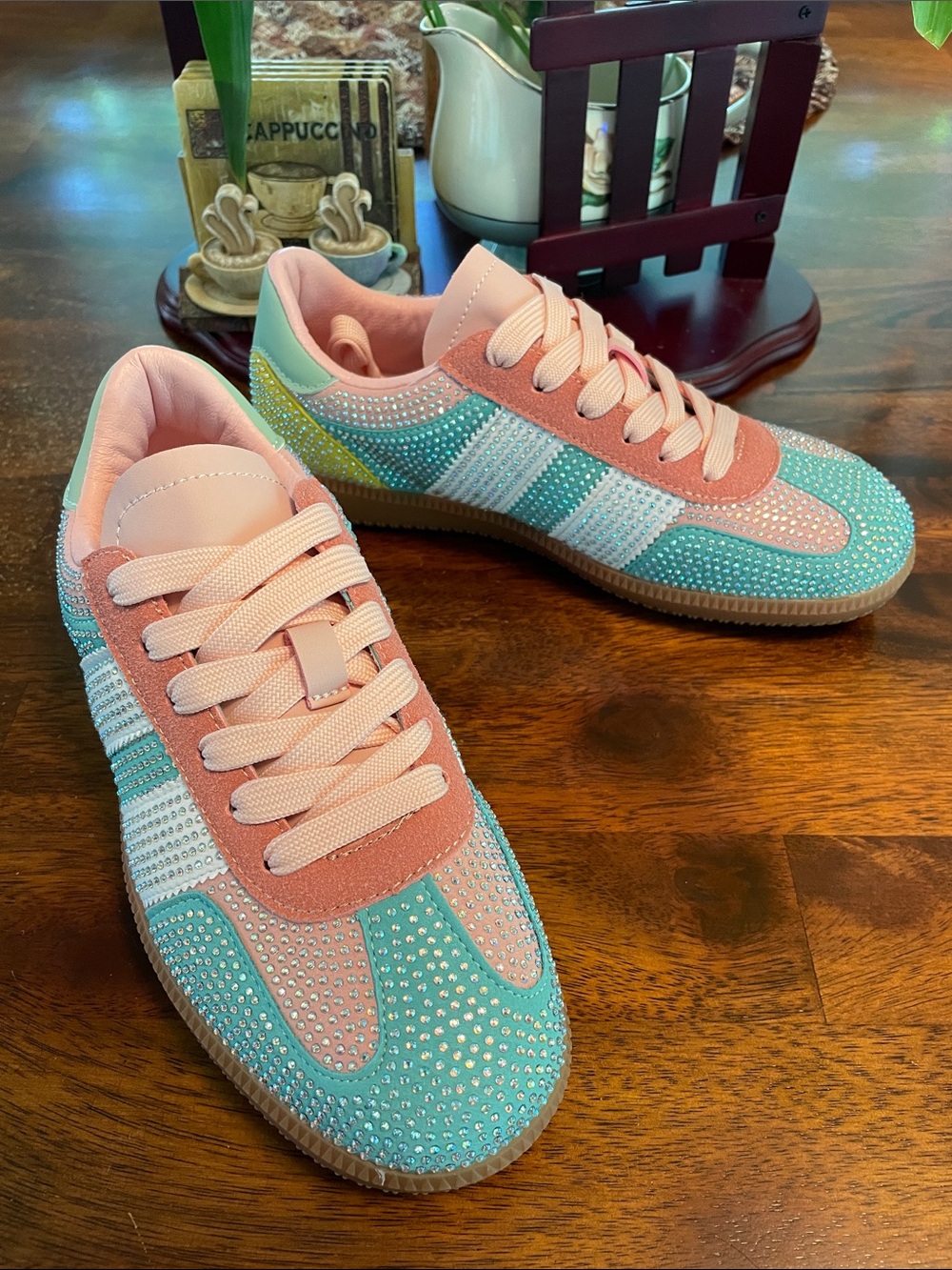 BERNESS Lennon Colorblock Sneaker Women’s 6 Green Multi